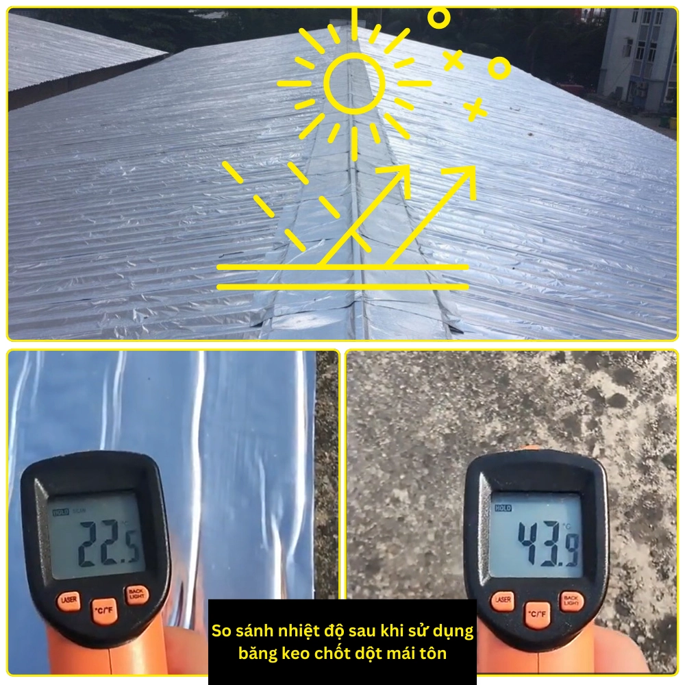keo chống dột chống thấm cách nhiệt mái tôn